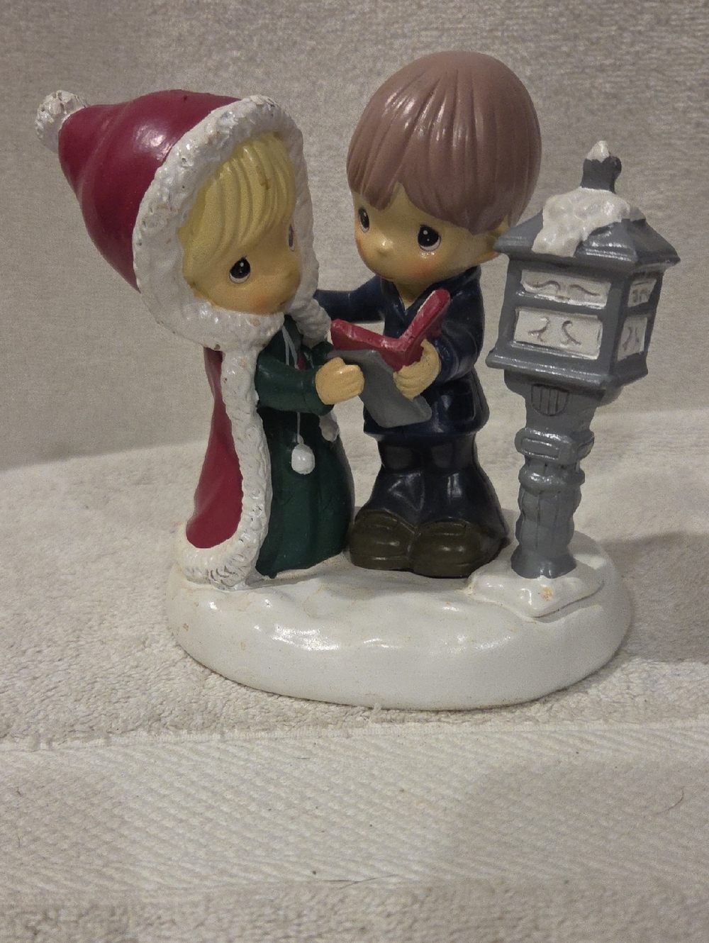 TIDINGS OF COMFORT AND JOY FIGURINE